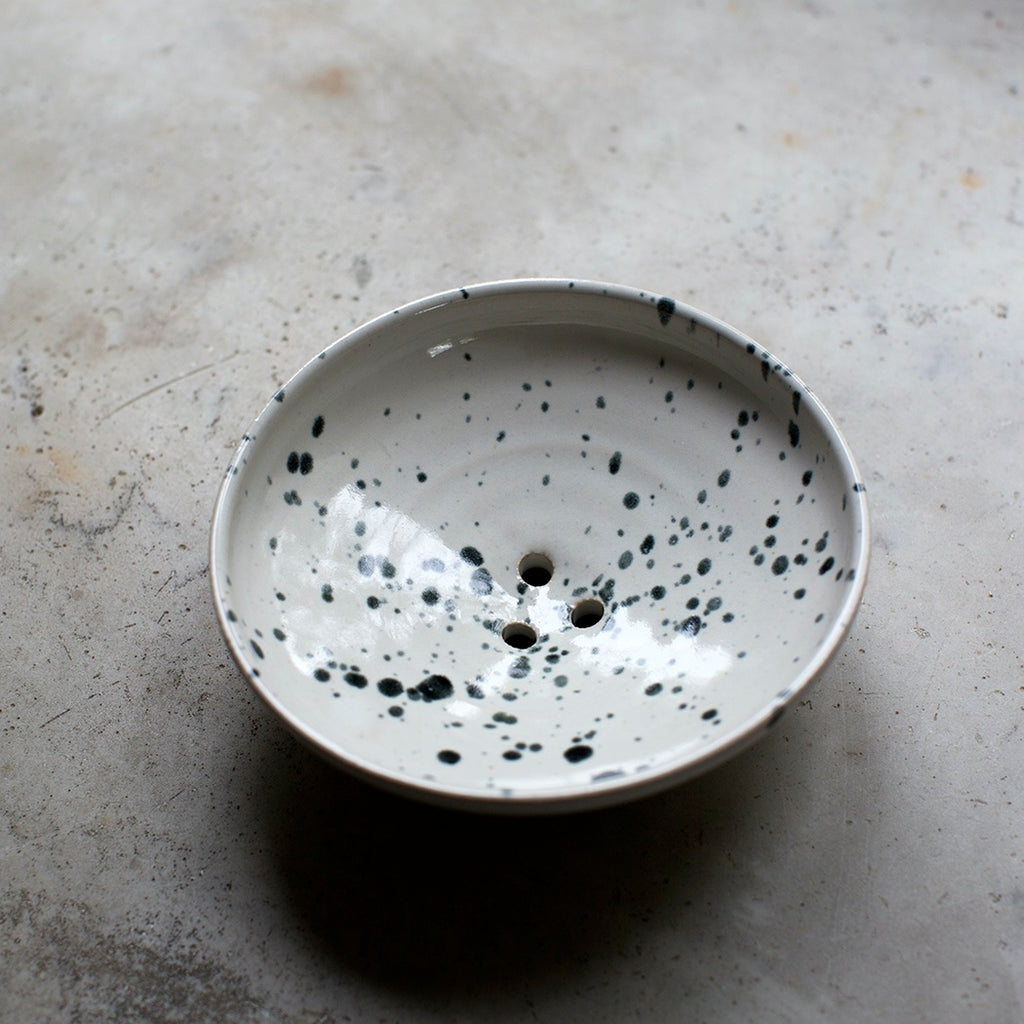 Stoneware Soap Dish - Speckle