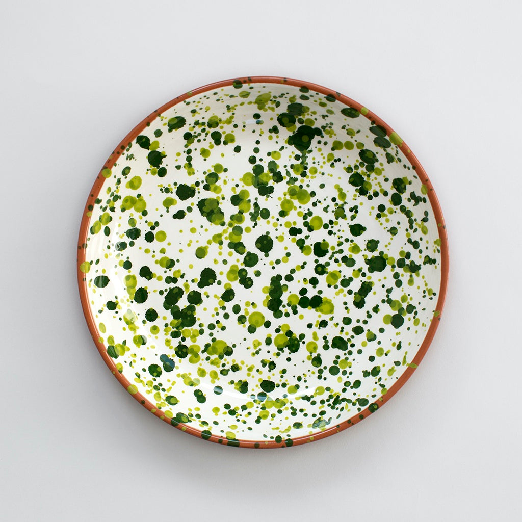 Chroma Speckled Large Bowl - Green