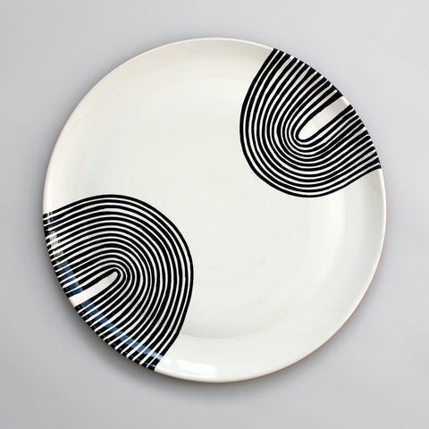 Double Arch Platter - Black
