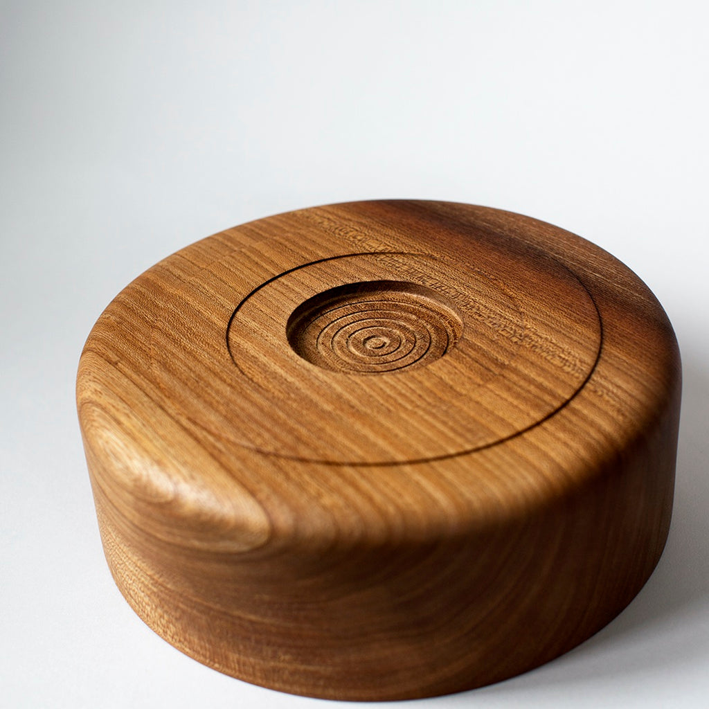 Straight Sided Wooden Bowl - Elm