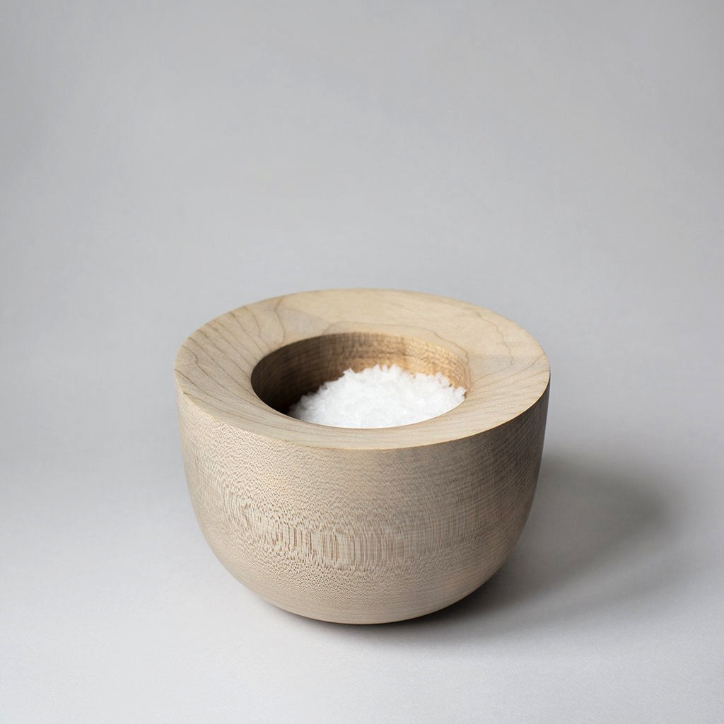 Wooden Salt Pot - Ash