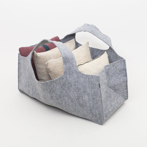 Torbuschka Felt Storage Bags (Light Grey)